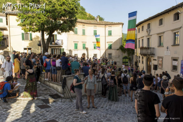 giovedì 13 giugno 2019 / Artisti in Piazza / Pennabilli Festival / ph Maddalena Biagiotti