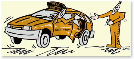 Taxi-Teatro. Lo spettacolo comincia... tutti a bordo!